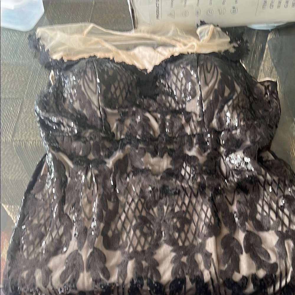 Elegant Black Lace Dress